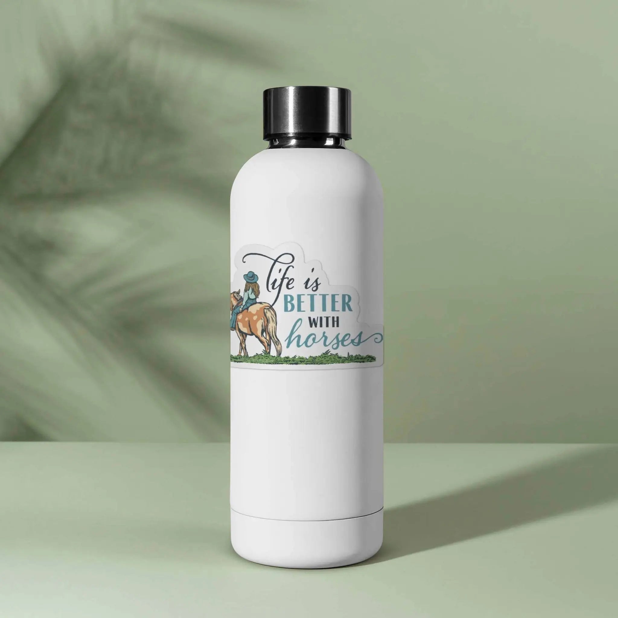 Life is Better With Horses Waterproof Sticker - Bridle Up Hope Shop
