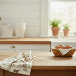 Horse Toile Kitchen Towel