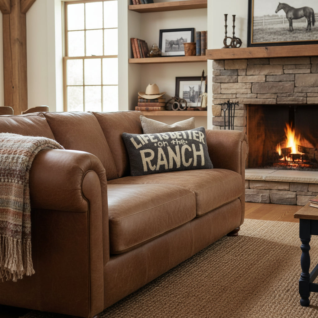 Life is Better On The Ranch Pillow