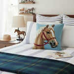 Palomino Wool Horse Hook Pillow