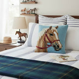 Palomino Wool Horse Hook Pillow