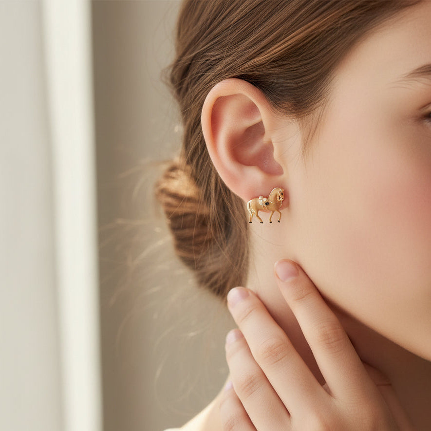 Equestrian Earring Set
