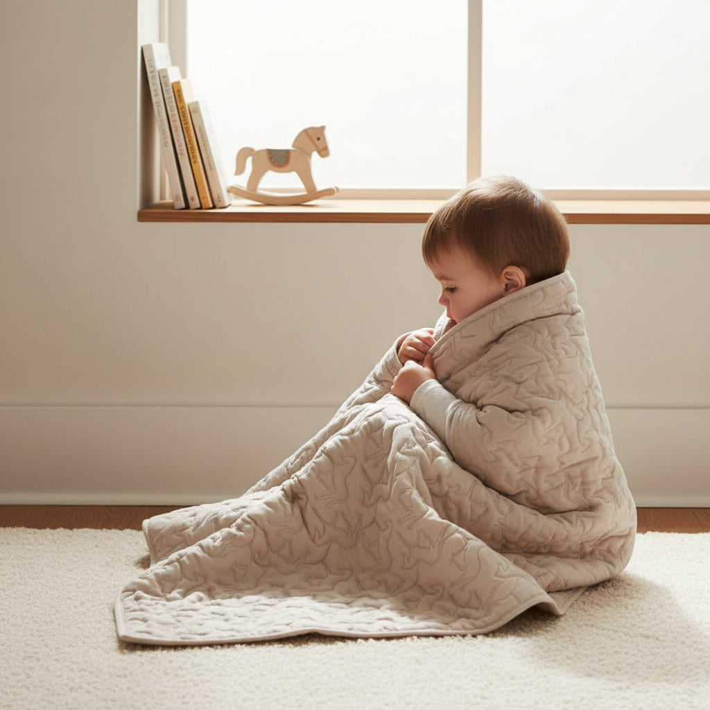 Year of the Horse Quilted Blanket