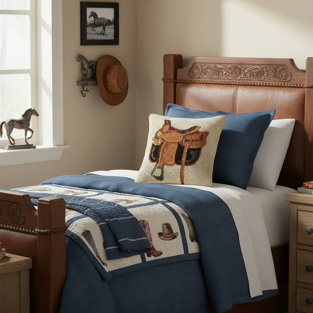 Saddle Hook Wool Pillow