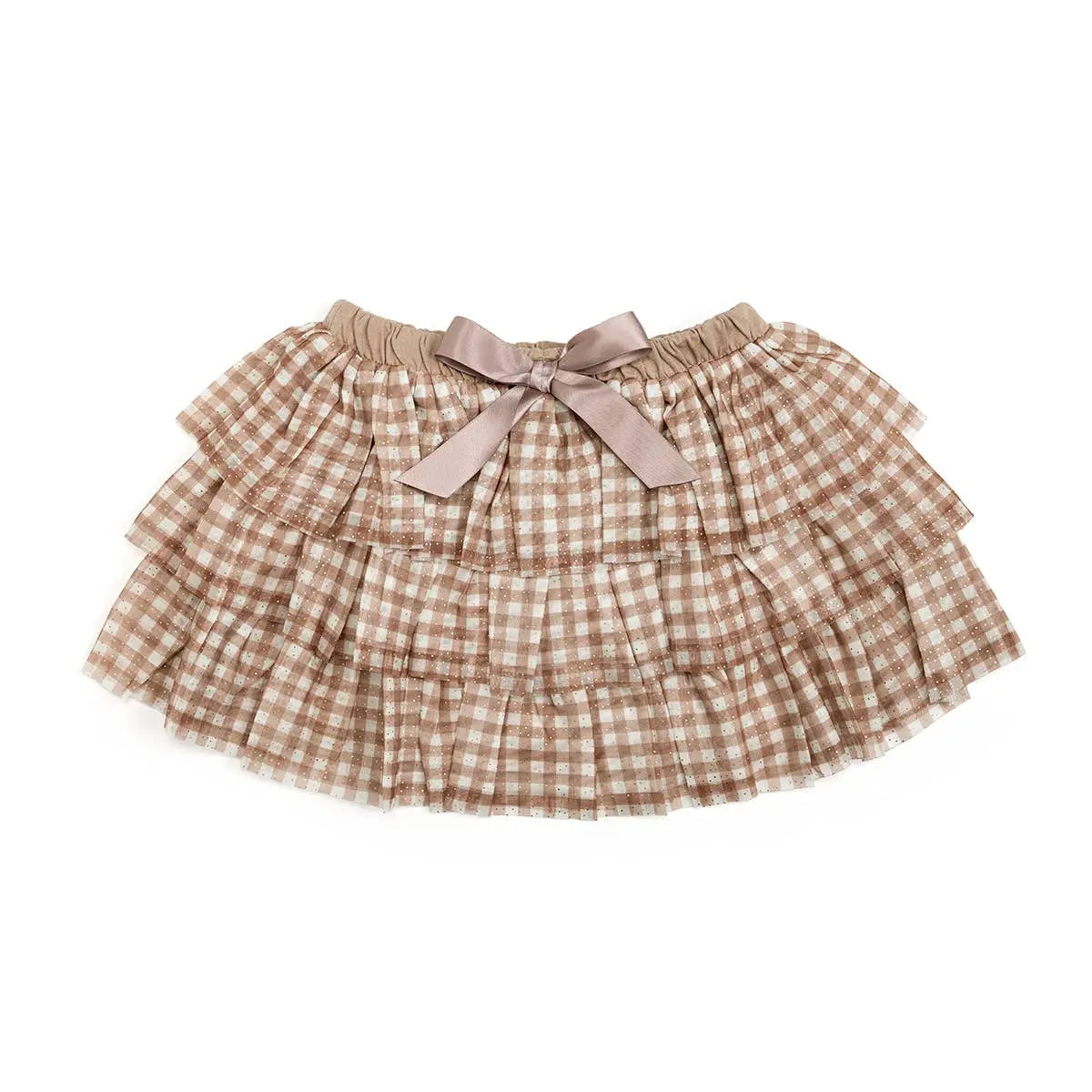 Lil' Cowgirl Gingham Skirt - Bridle Up Hope Shop