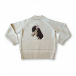 Lil' Dreamer Horseshoe Kids Cardigan - Bridle Up Hope Shop