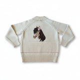 Lil' Dreamer Horseshoe Kids Cardigan - Bridle Up Hope Shop