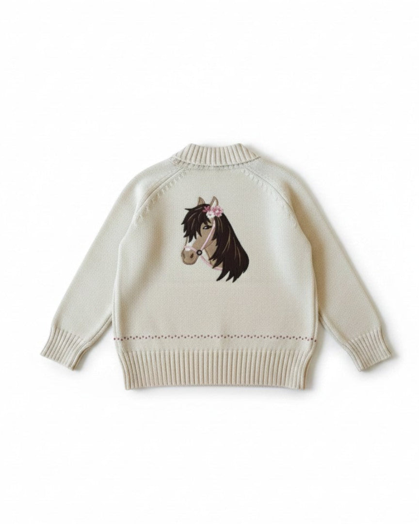 Cárdigan infantil "Little Dreamer" de herradura