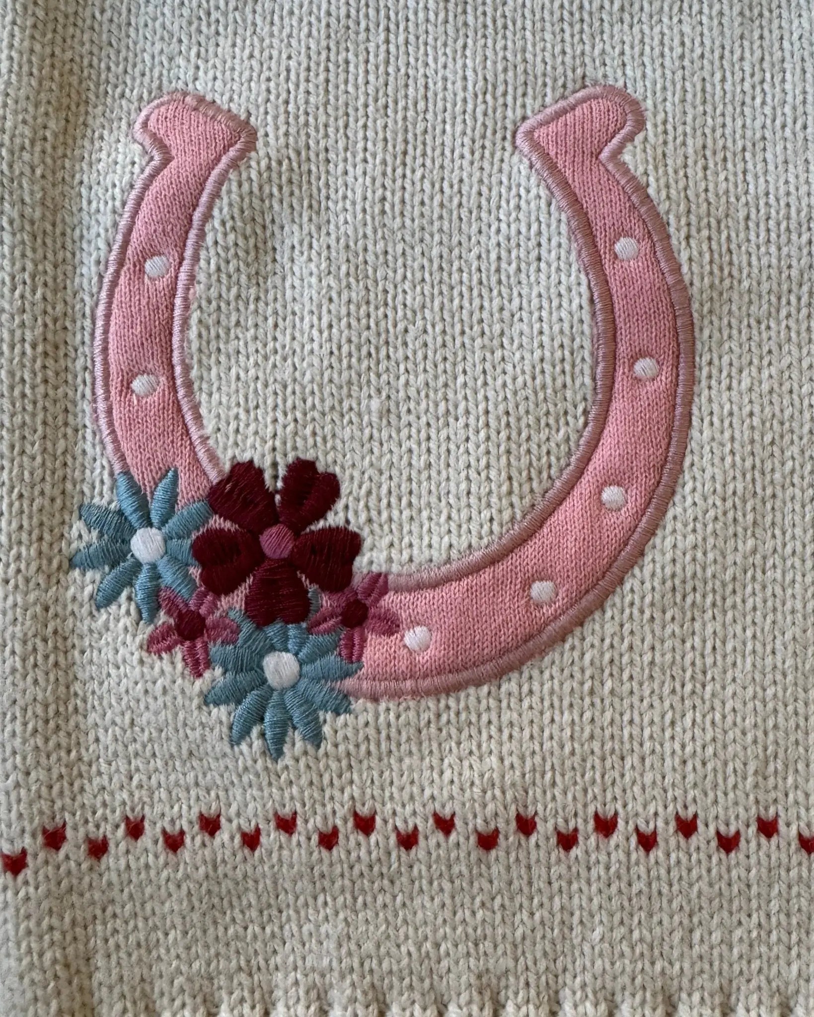 Lil' Dreamer Horseshoe Kids Cardigan - Bridle Up Hope Shop