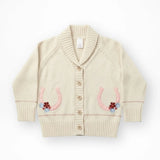 Lil' Dreamer Horseshoe Kids Cardigan - Bridle Up Hope Shop