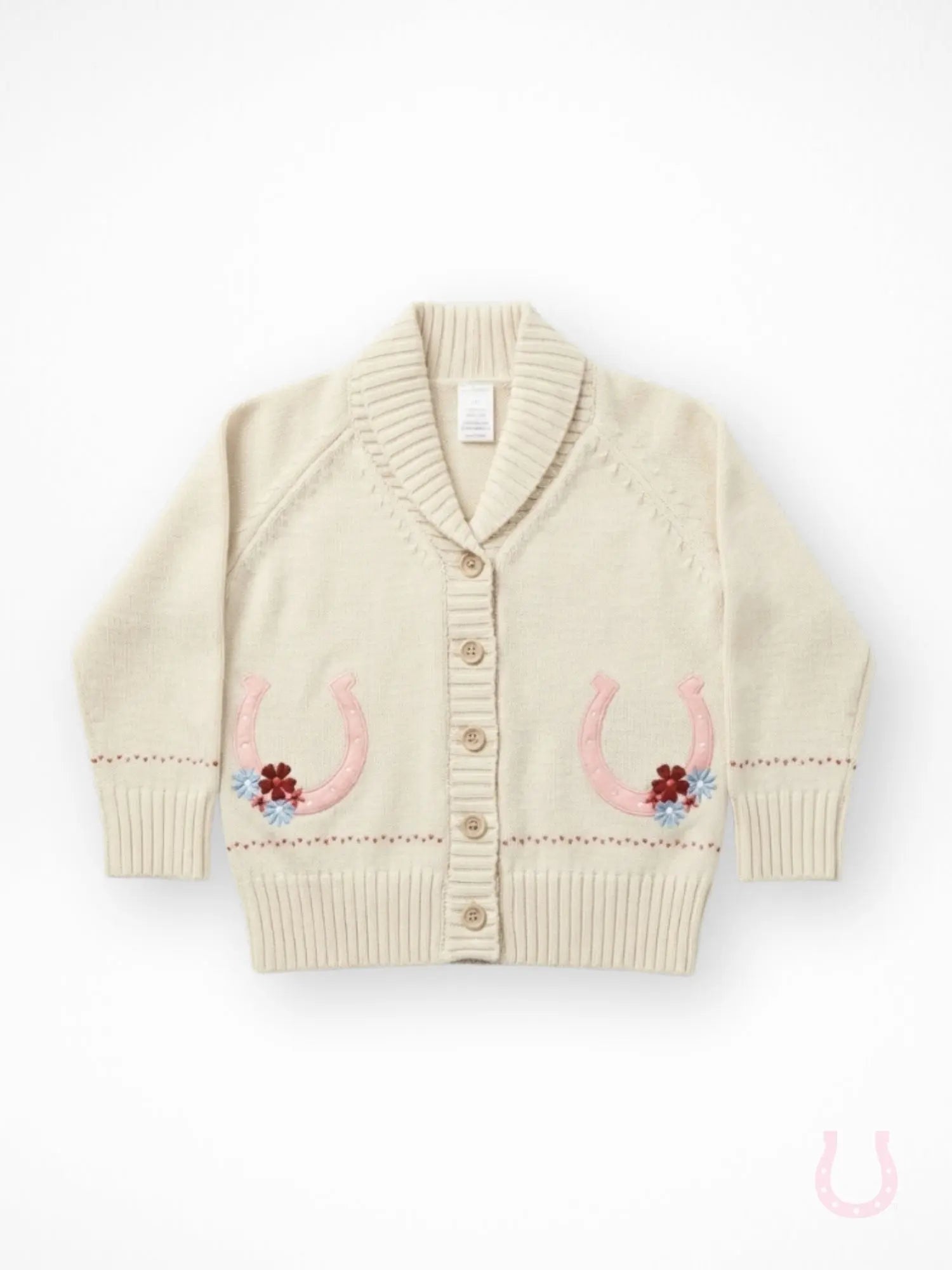Lil' Dreamer Horseshoe Kids Cardigan - Bridle Up Hope Shop
