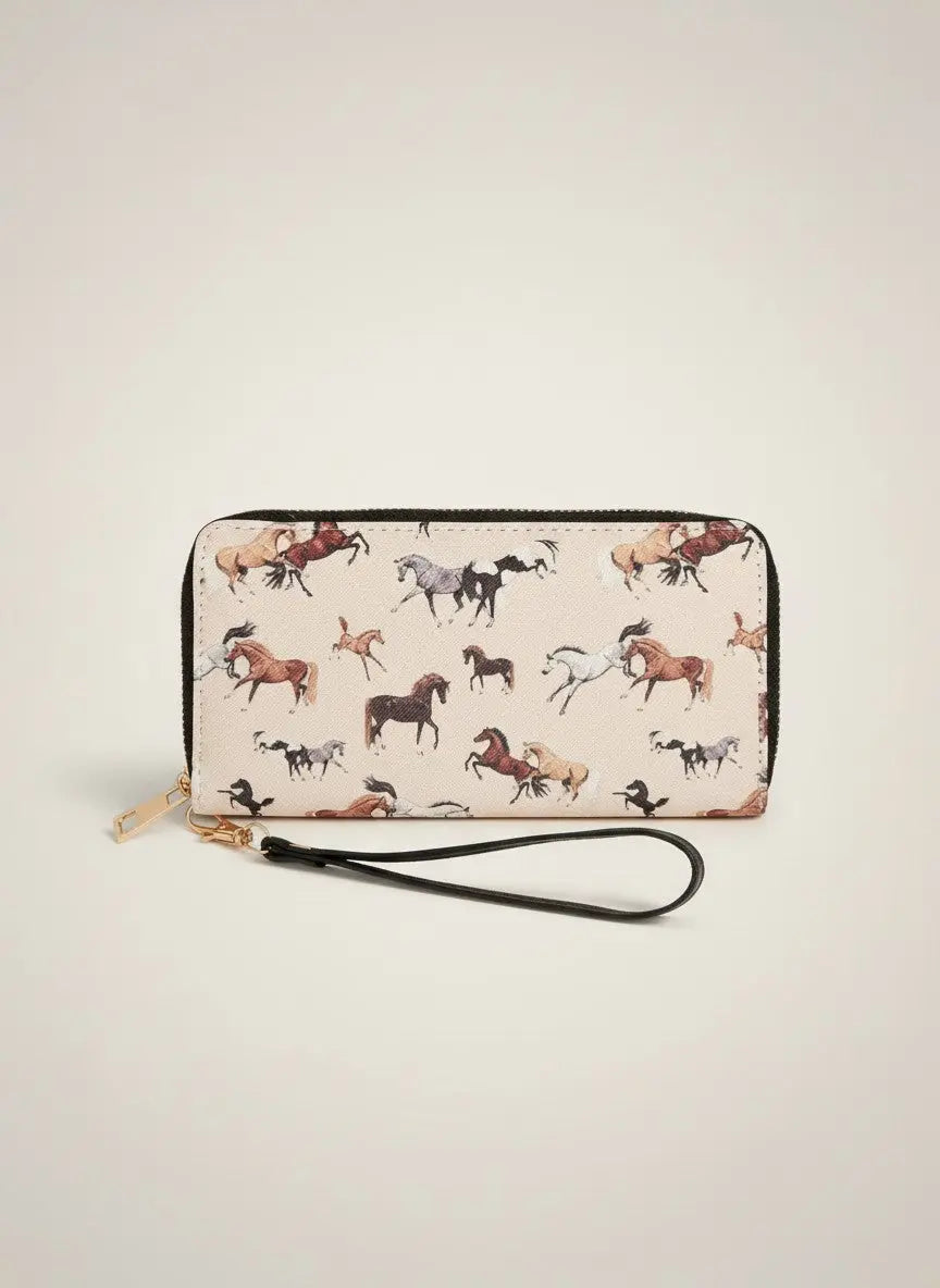 Lila Horse Wallet Faire - AWST