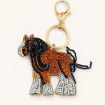 Little Chestnut Horse Hand - Beaded Keychain - Bridle Up Hope Shop