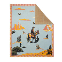 Lone Bronco Rider Throw - Bridle Up Hope Shop