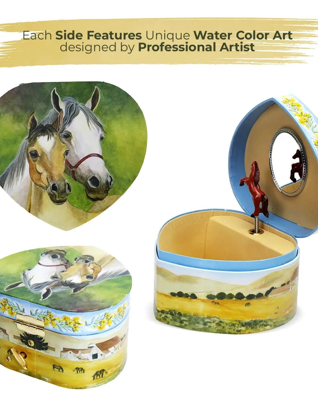Love of Horses Music Box - Bridle Up Hope Shop