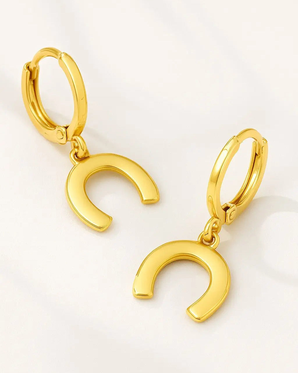 Luckie Huggie Horseshoe Earrings - Bridle Up Hope Shop