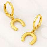 Luckie Huggie Horseshoe Earrings - Bridle Up Hope Shop