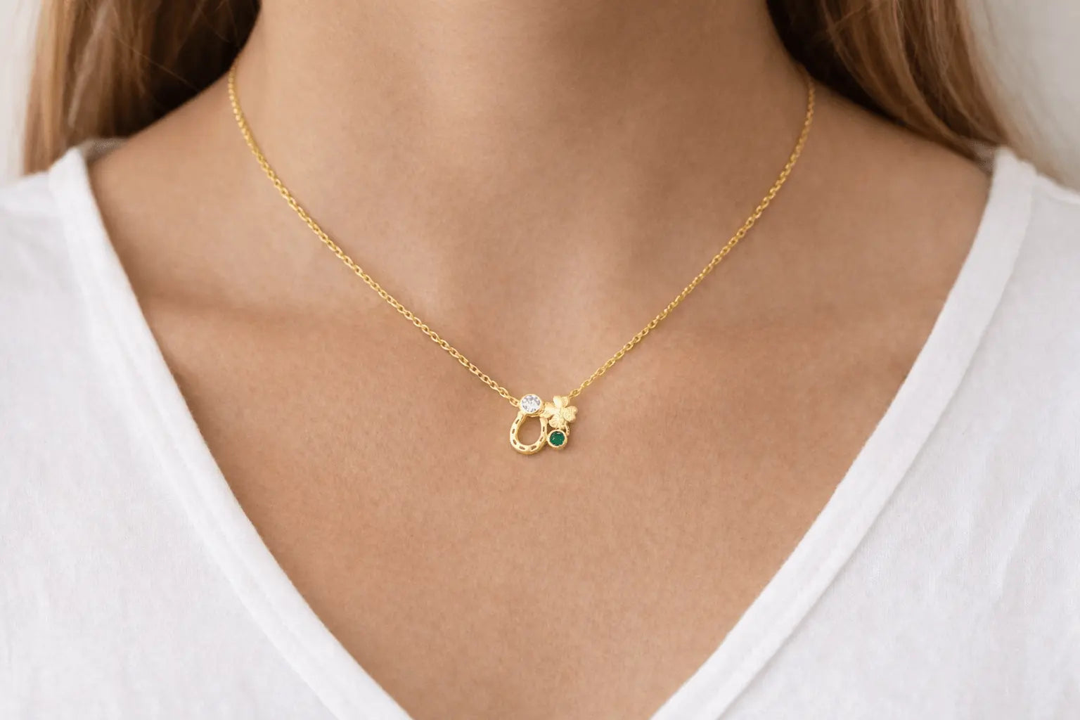 Lucky Charm Horseshoe Necklace - Bridle Up Hope Shop