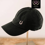Lucky Horseshoe Hat (Black) - Bridle Up Hope Shop