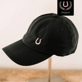 Lucky Horseshoe Hat (Black) - Bridle Up Hope Shop