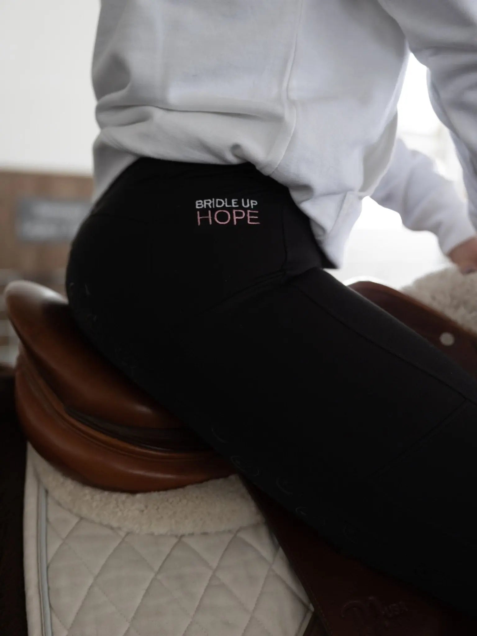 Lucky Horseshoe Riding Leggings - Bridle Up Hope Shop