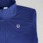 Lucky Horseshoe Riding Shirt (Navy Blue) - Bridle Up Hope Shop