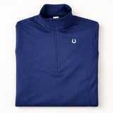 Lucky Horseshoe Riding Shirt (Navy Blue) - Bridle Up Hope Shop
