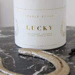Lucky Horseshoe Soy Wax Candle (10 oz) - Bridle Up Hope Shop