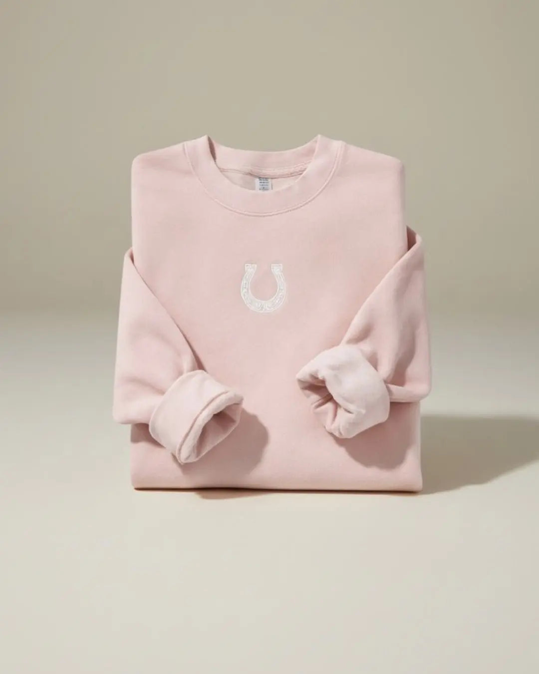 Lucky in Love Horseshoe Sweatshirt - Bridle Up Hope Shop