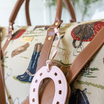 Lucky Pink Horseshoe Bag Charm - Bridle Up Hope Shop