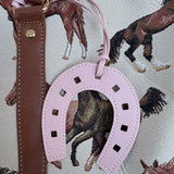 Lucky Pink Horseshoe Bag Charm - Bridle Up Hope Shop