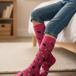 Lucy's Pink Pony Socks (Kids) - Bridle Up Hope Shop