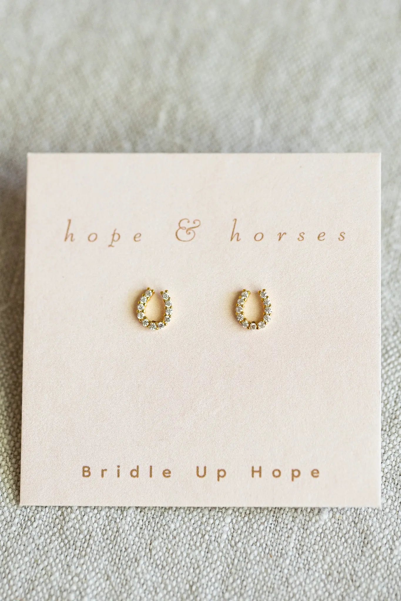 Luxe Horseshoe Earrings - Bridle Up Hope Shop