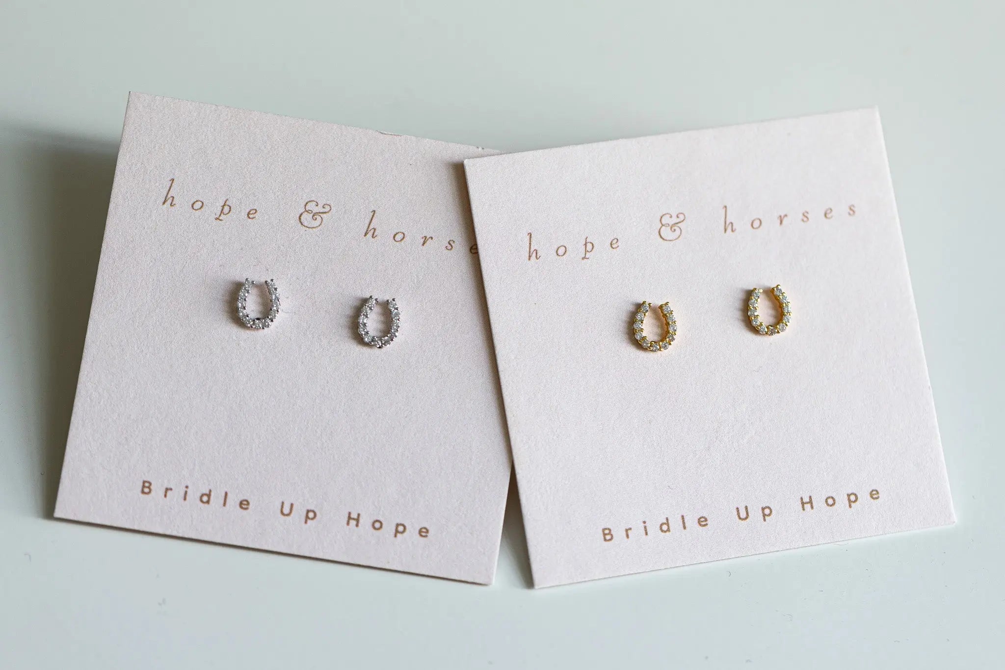 Luxe Horseshoe Earrings - Bridle Up Hope Shop