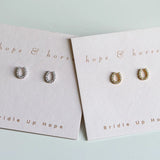 Luxe Horseshoe Earrings - Bridle Up Hope Shop