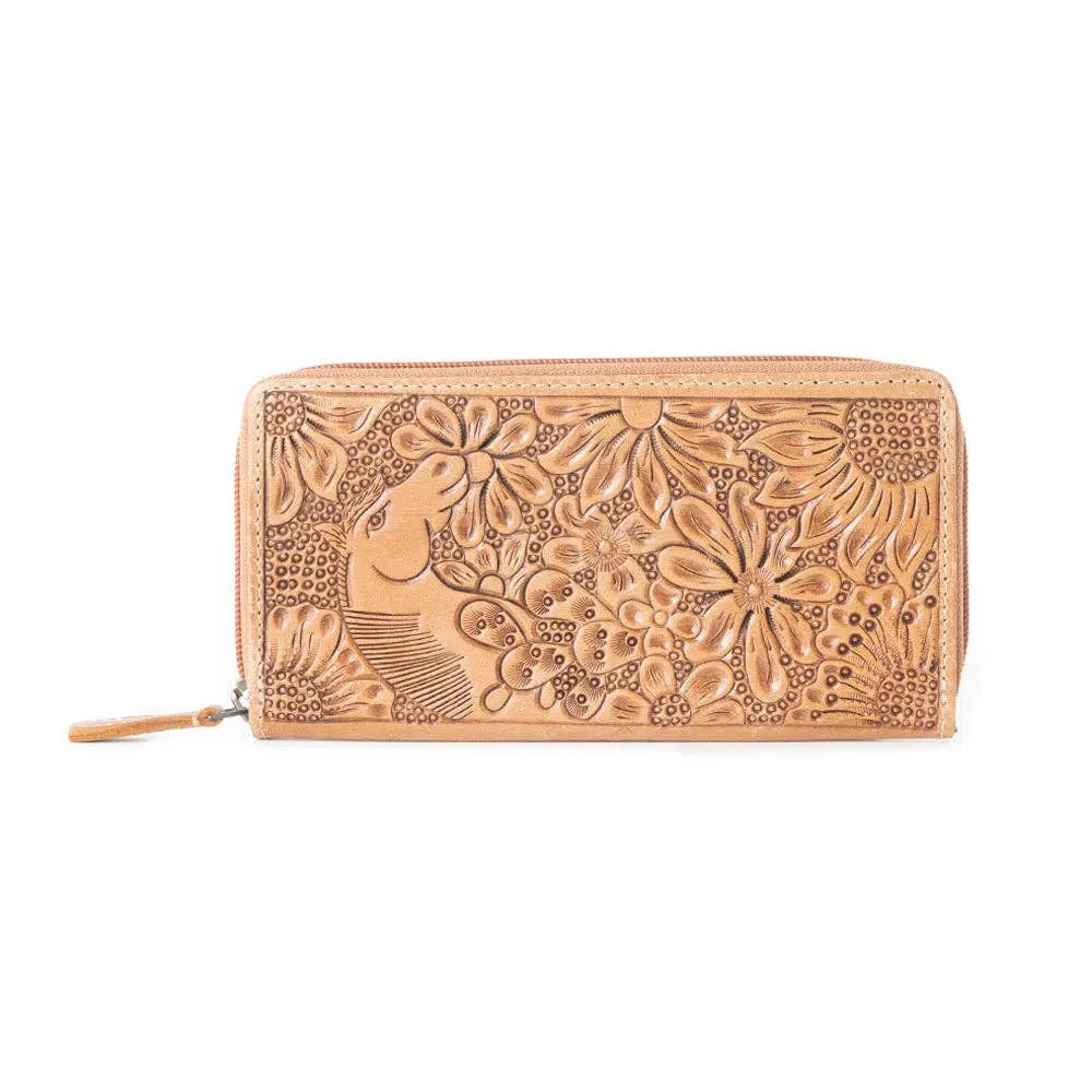 Meadow Mare Tooled Leather Wallet - Bridle Up Hope Shop