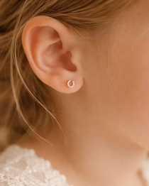 Mini Horseshoe Earrings - Bridle Up Hope Shop
