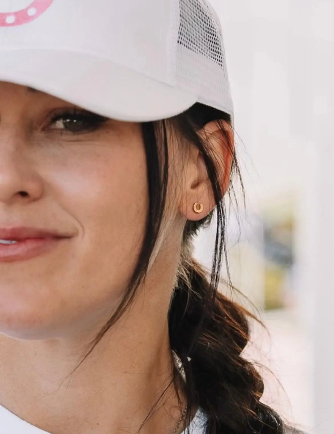 Mini Horseshoe Earrings - Bridle Up Hope Shop