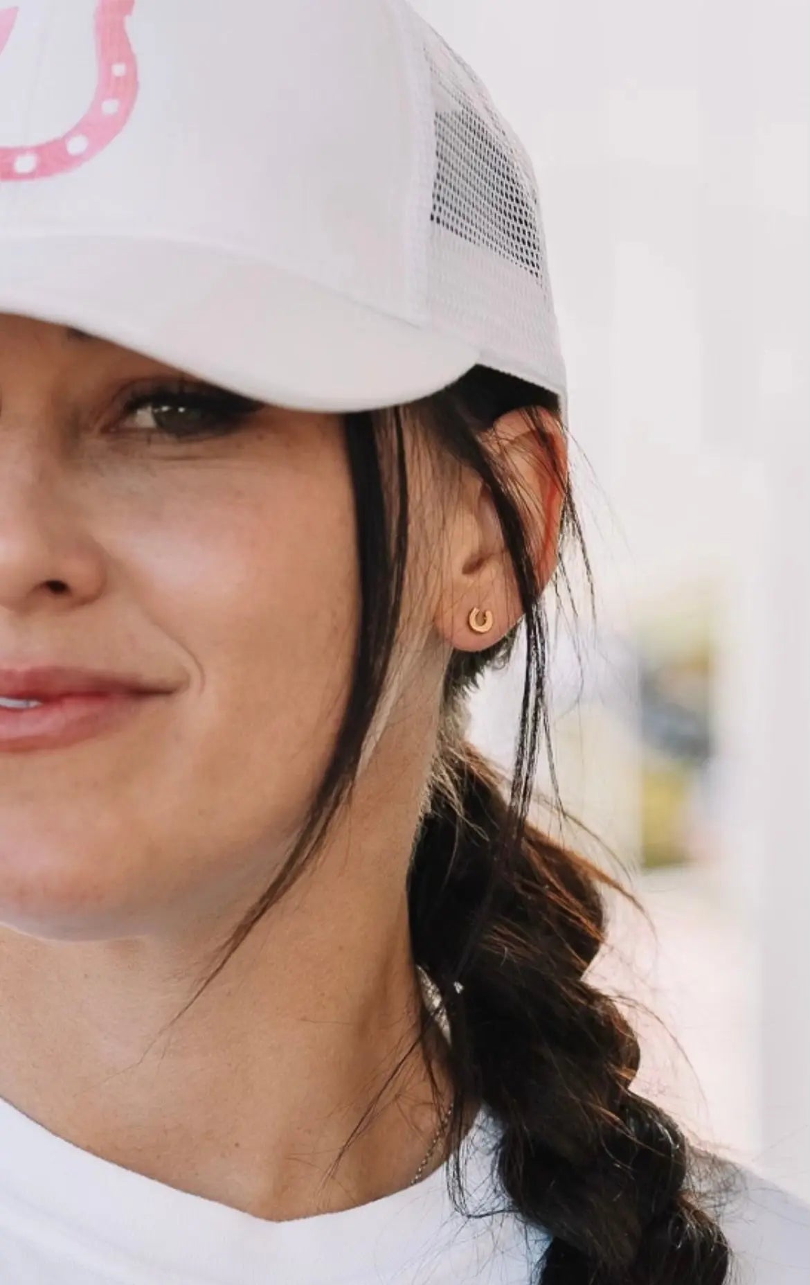 Mini Horseshoe Earrings - Bridle Up Hope Shop