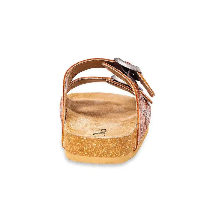 Molly Hand - Tooled Leather Sandals - Bridle Up Hope Shop