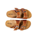 Molly Hand - Tooled Leather Sandals - Bridle Up Hope Shop