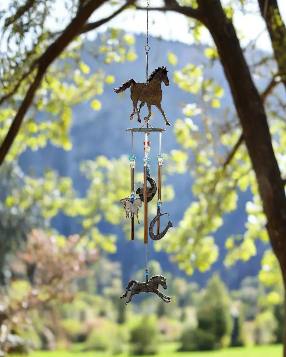 Mustang Wind Chime - Bridle Up Hope Shop