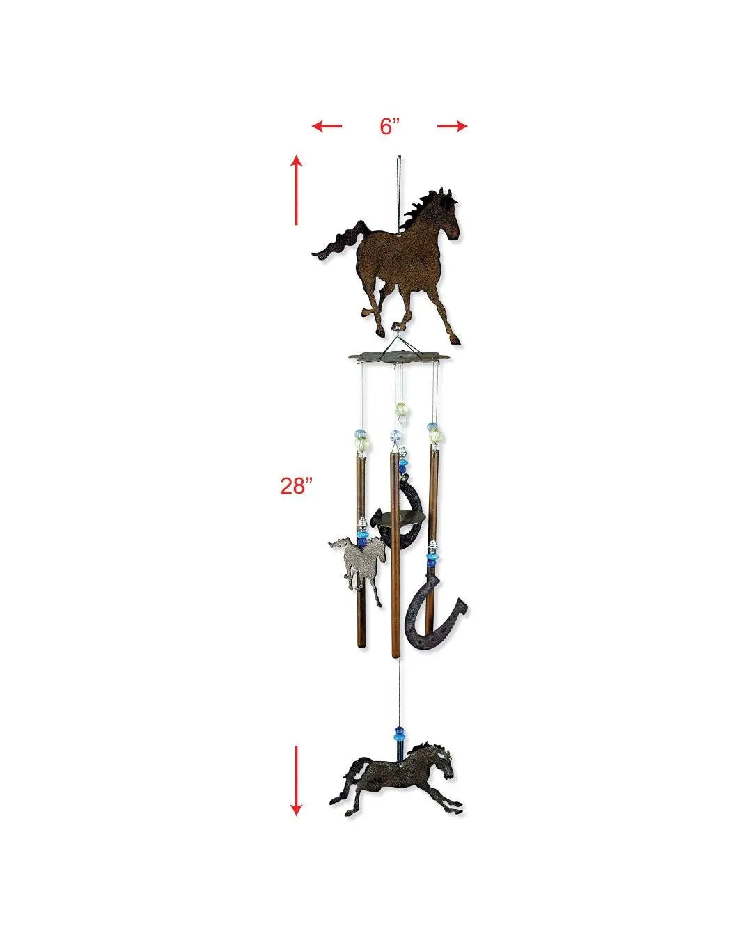 Mustang Wind Chime - Bridle Up Hope Shop