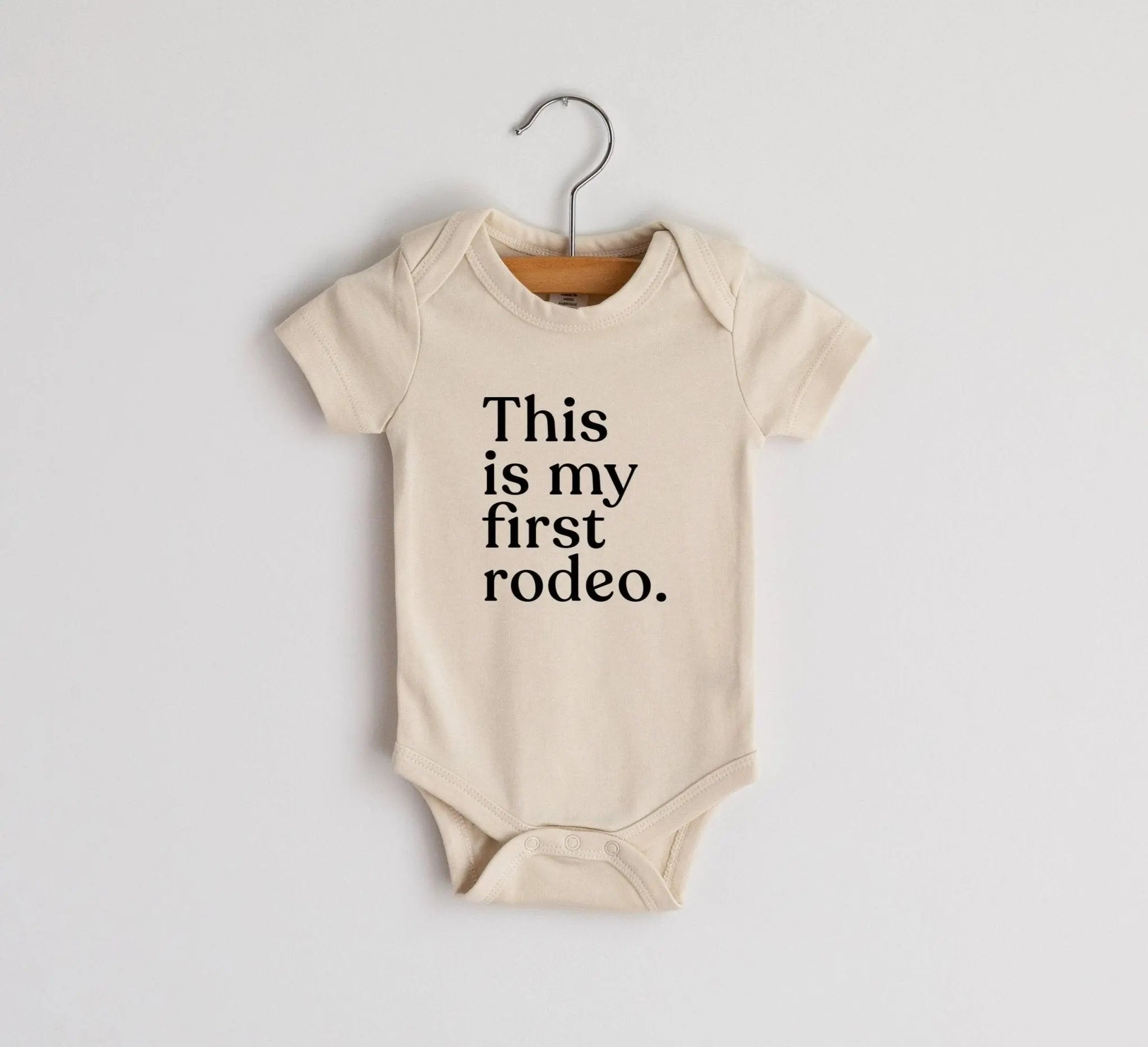 My First Rodeo Organic Onesie - Bridle Up Hope Shop