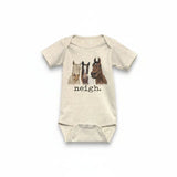 Neigh Baby Onesie (Short Sleeve) - Bridle Up Hope Shop