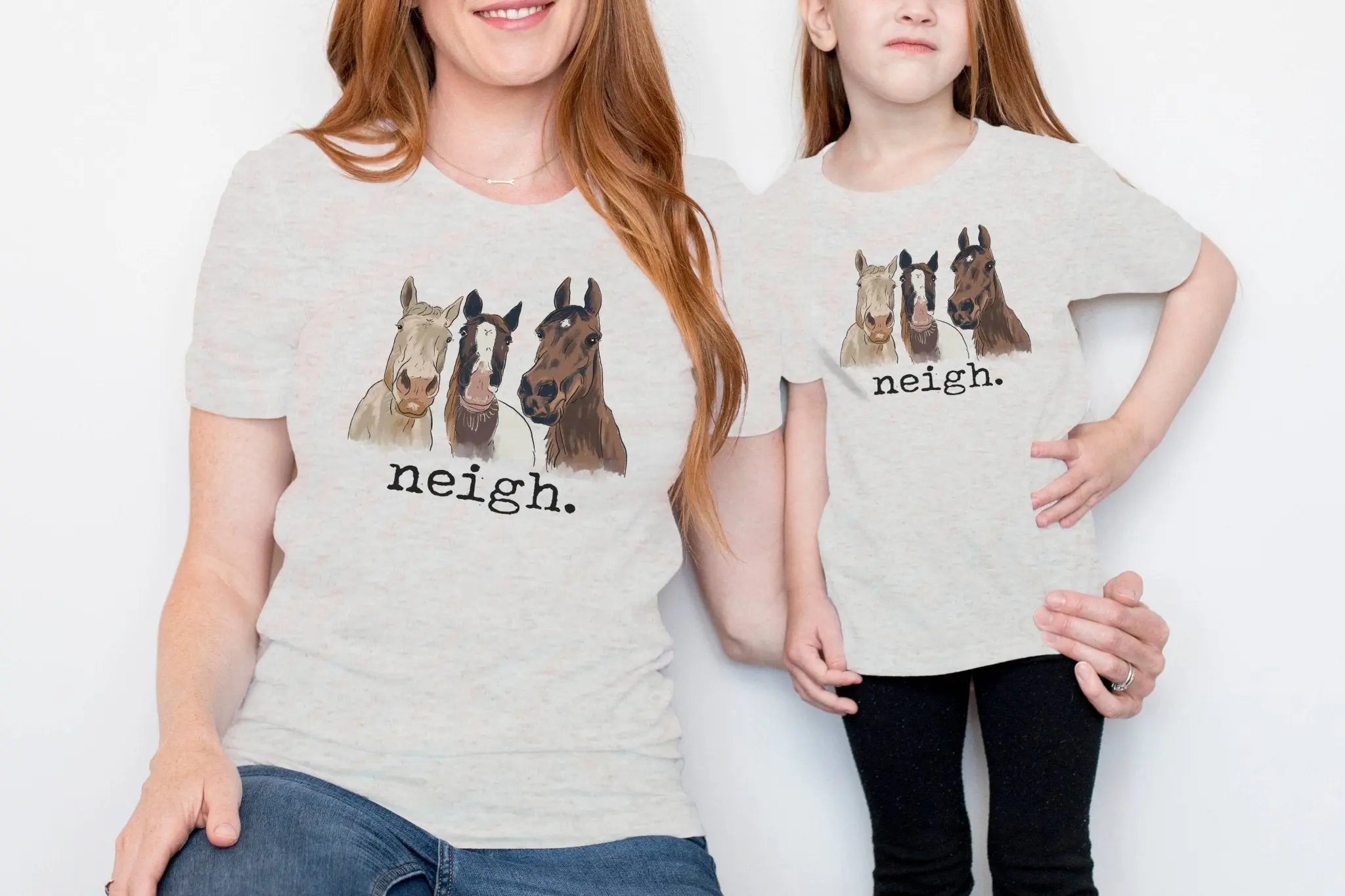Neigh Horse T-Shirt (Adult) - Bridle Up Hope Shop