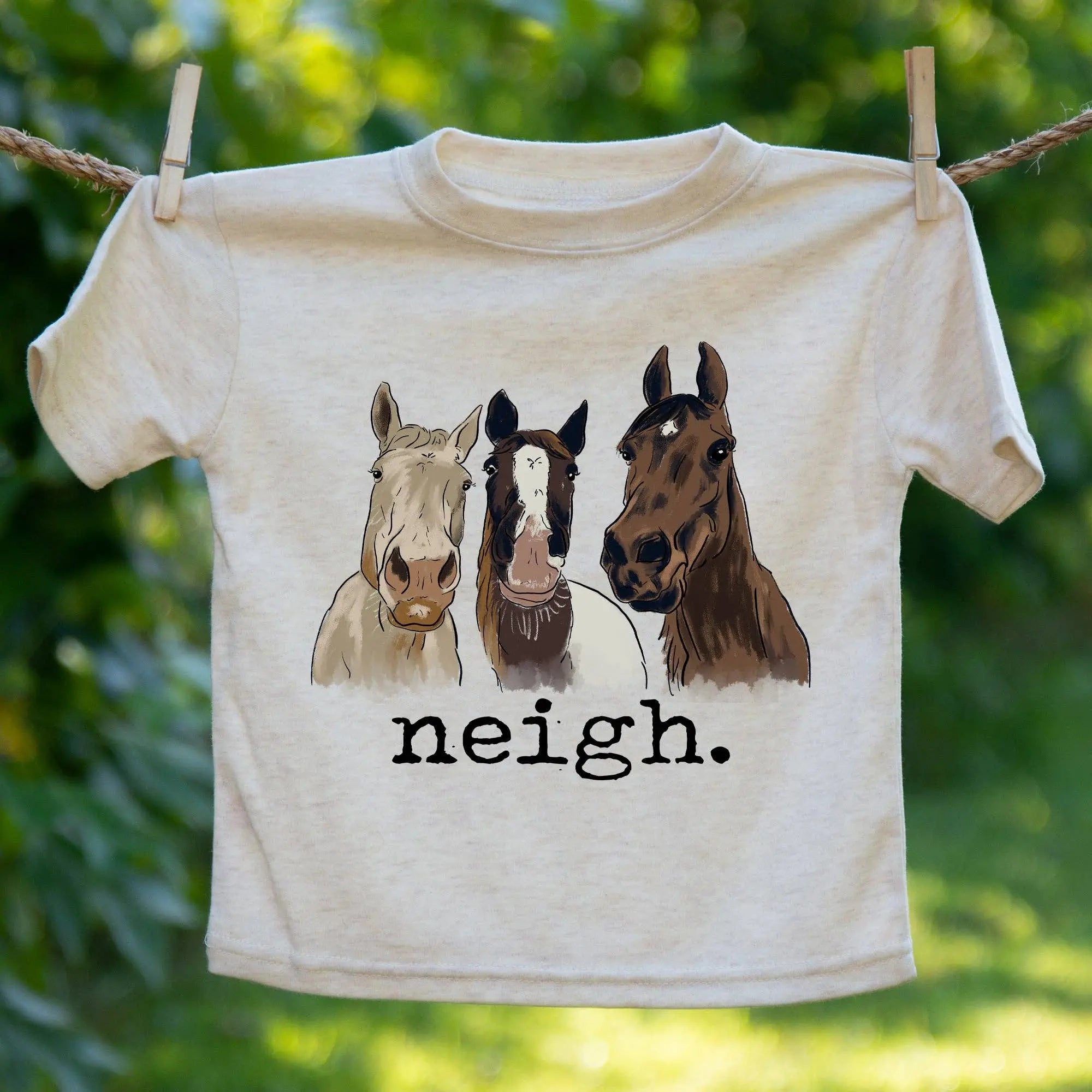 Neigh Kids Crewneck - Bridle Up Hope Shop