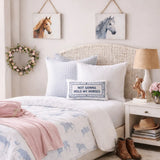 "Not Gonna Hold My Horses" Quilted Mini Pillow - Bridle Up Hope Shop