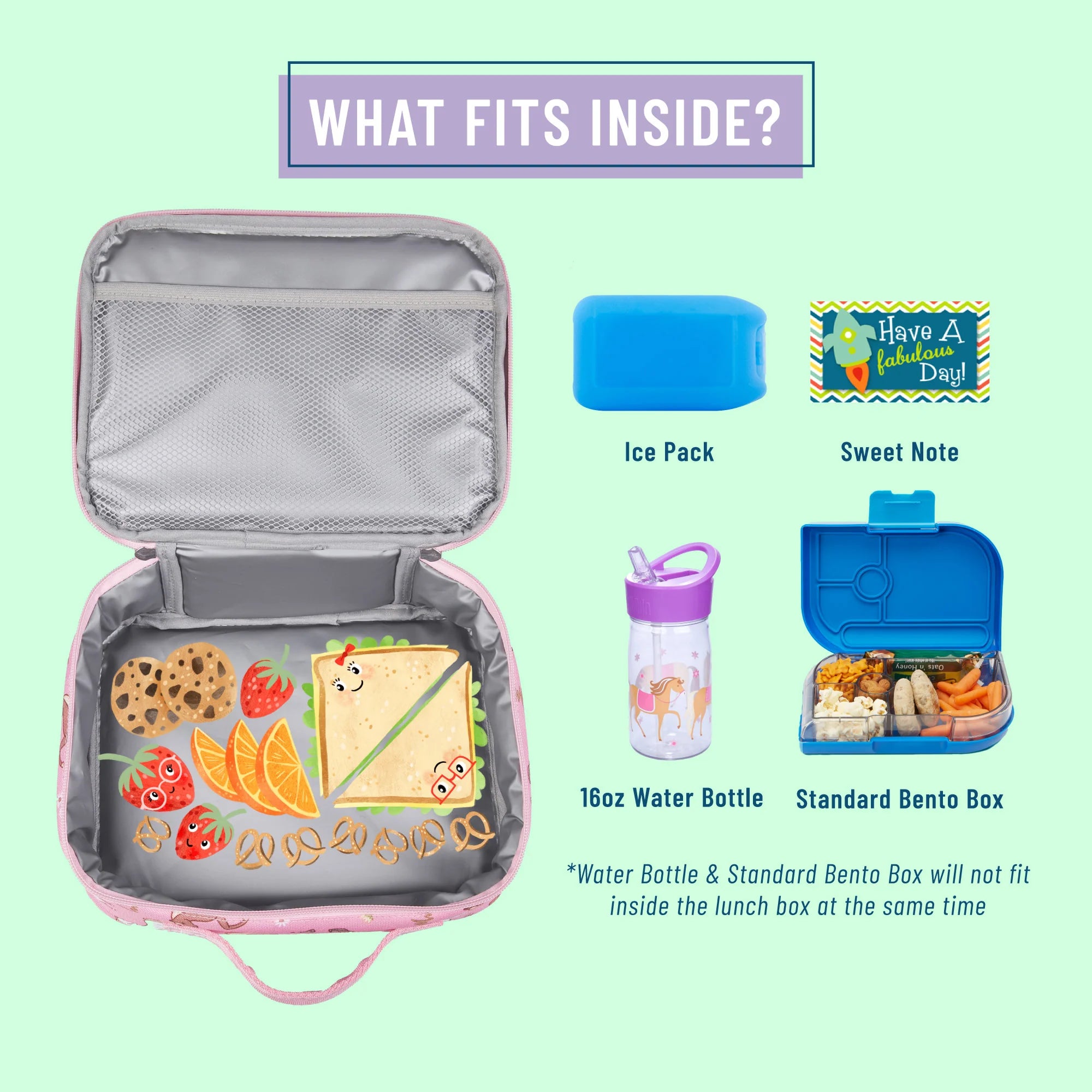 wild horses lunch box