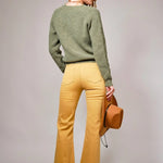 Olive Horse Embroidered Sweater - Bridle Up Hope Shop